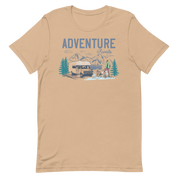 Adventure Awaits - Short-Sleeve Men and Women's T-Shirt