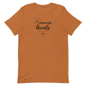 Adventure Awaits - Men and Women's Short-Sleeve T-Shirt