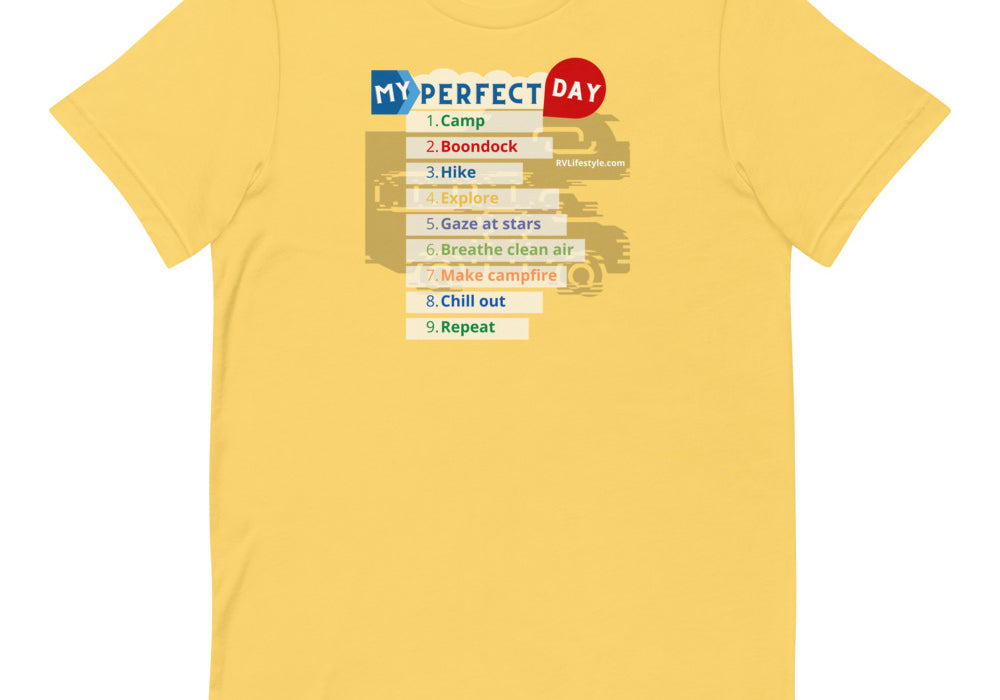 My Perfect Day Short-Sleeve Men and Women T-Shirt