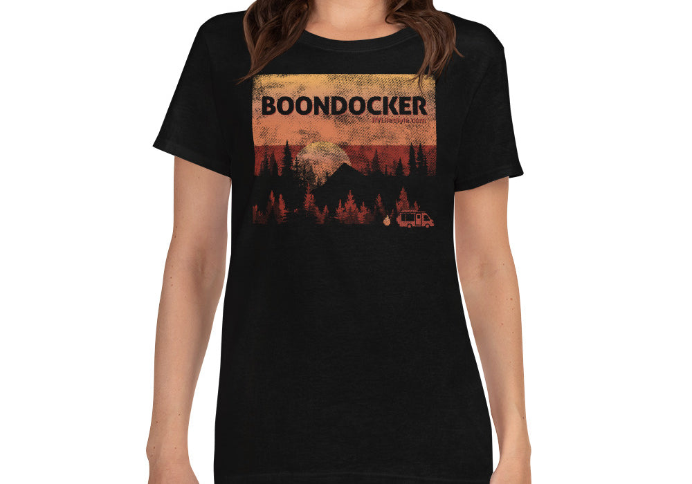 Boondocker Women's short sleeve t-shirt - Black, Forest Green, Navy, Sport Grey