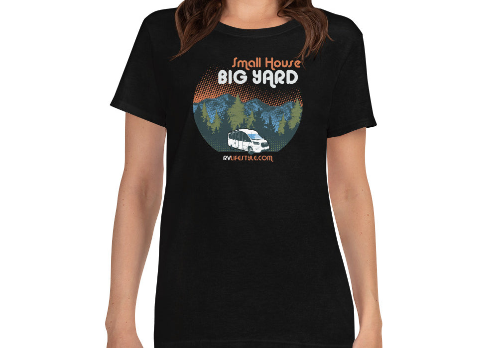 Small House Big Yard Women's short sleeve t-shirt - Black - Forest Green - Navy - Purple - Sport Grey