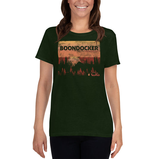 Boondocker Women's short sleeve t-shirt - Black, Forest Green, Navy, Sport Grey