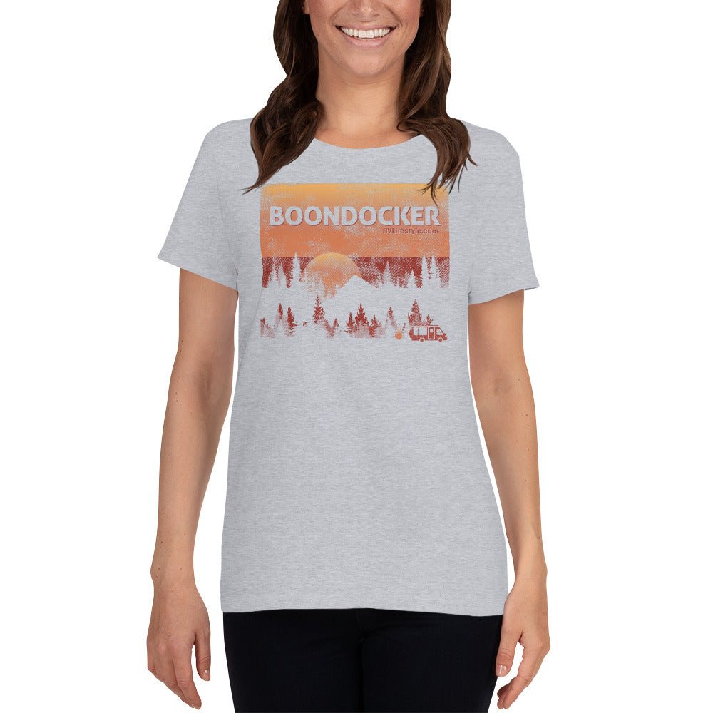 Boondocker Women's short sleeve t-shirt - Black, Forest Green, Navy, Sport Grey